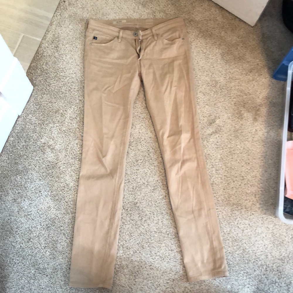 AG Khaki Skinny Pants